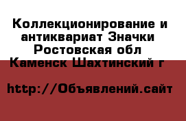 Коллекционирование и антиквариат Значки. Ростовская обл.,Каменск-Шахтинский г.